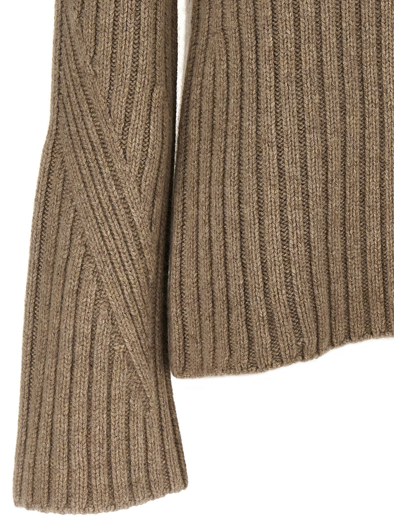 Khaite Calvin Beige Cashmere Cardigan for Women