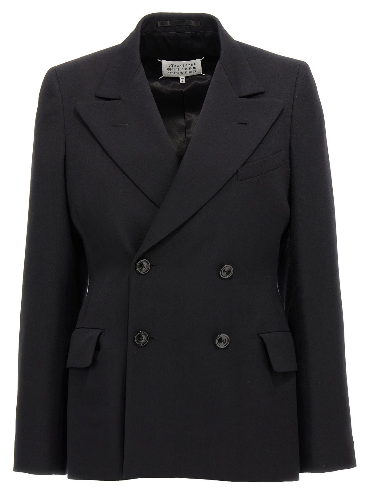 Maison Margiela Black Wool Blazer - Timeless Elegance