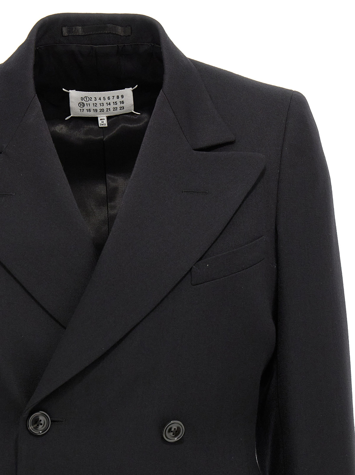 Maison Margiela Black Wool Blazer - Timeless Elegance