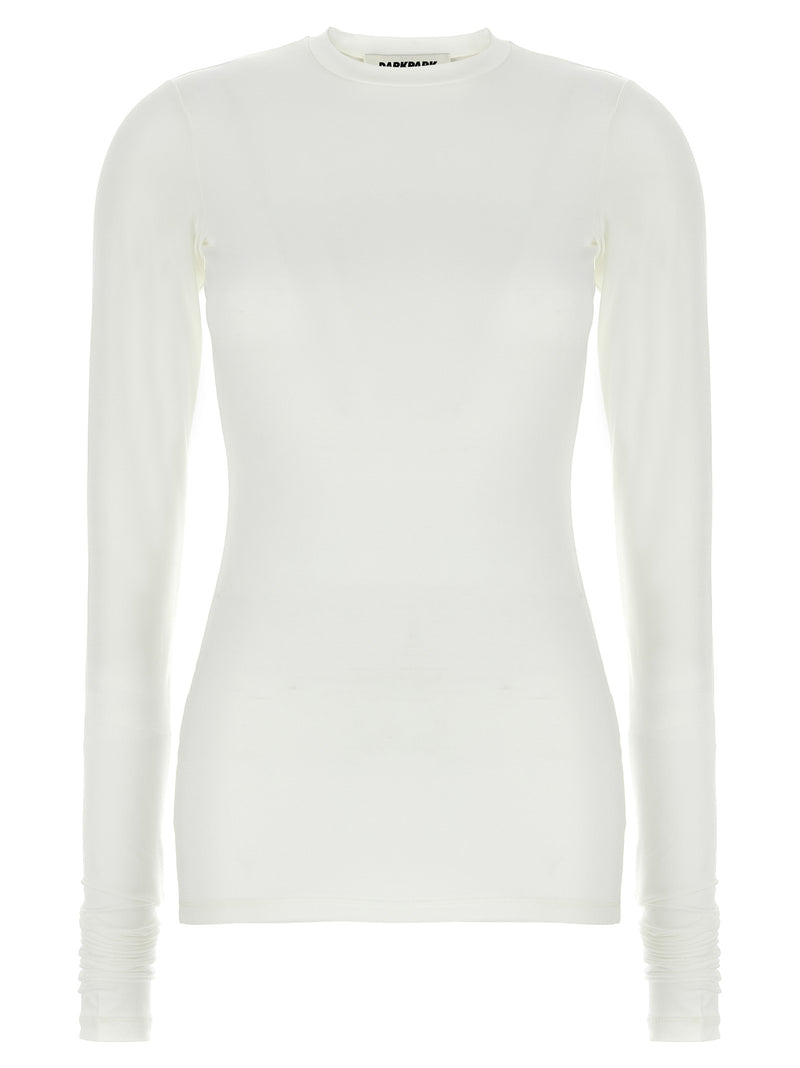 Darkpark Camren White Long Sleeve T-Shirt for Women