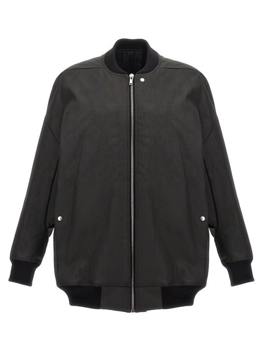 Rick Owens Black Cotton Bomber