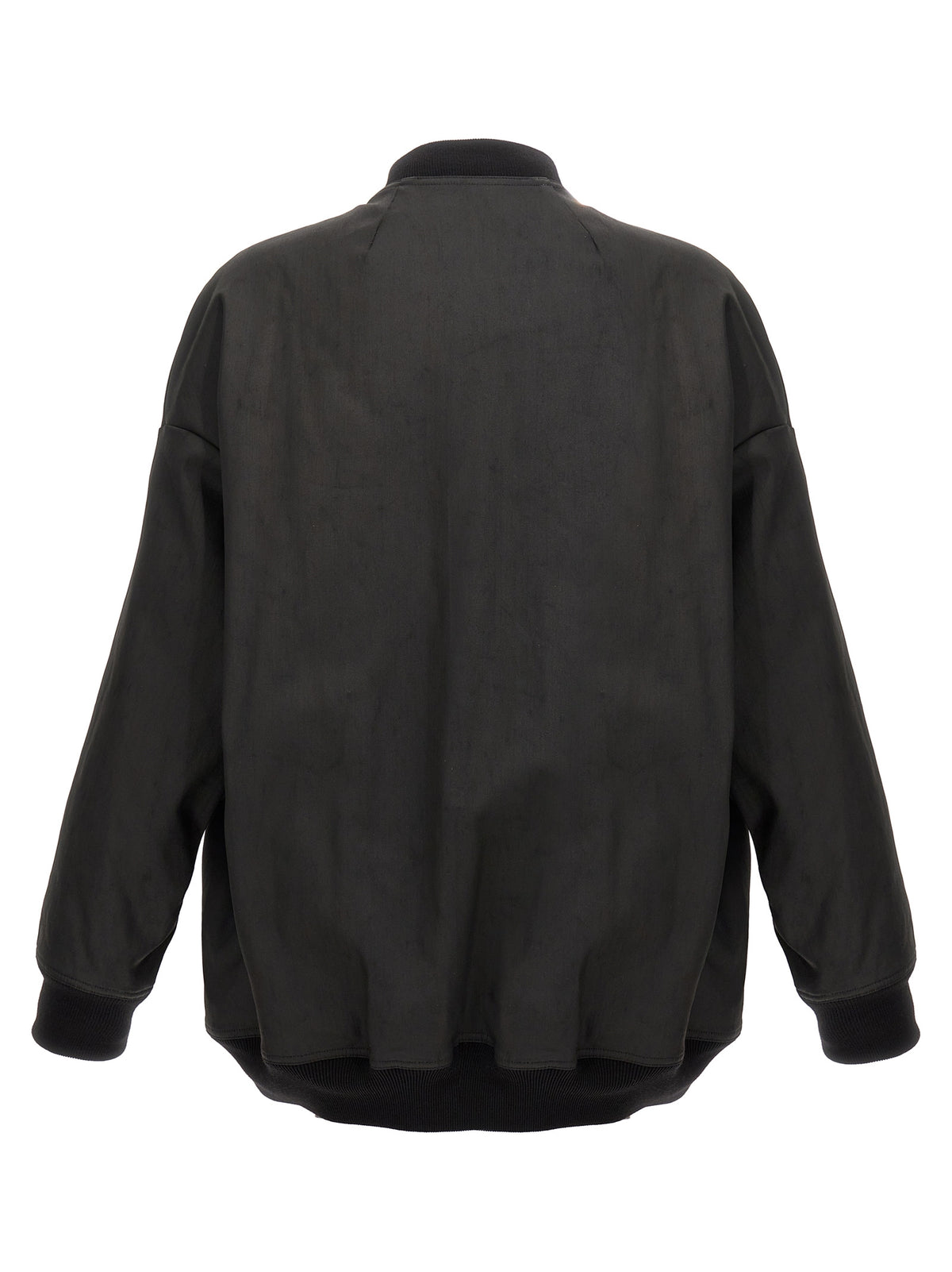 Rick Owens Jumbo Peter Flight Black Cotton Bomber Jacket