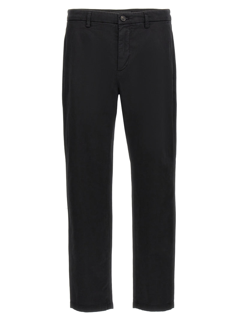 Department 5 Prince Black Cotton Casual Pants for Men