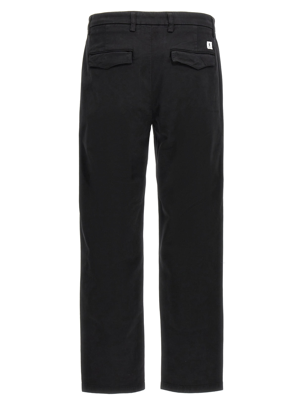 Department 5 Black Cotton Casual Pants - Prince Model
