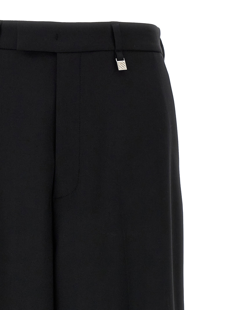 Giuseppe Di Morabito Black Virgin Wool Casual Pants