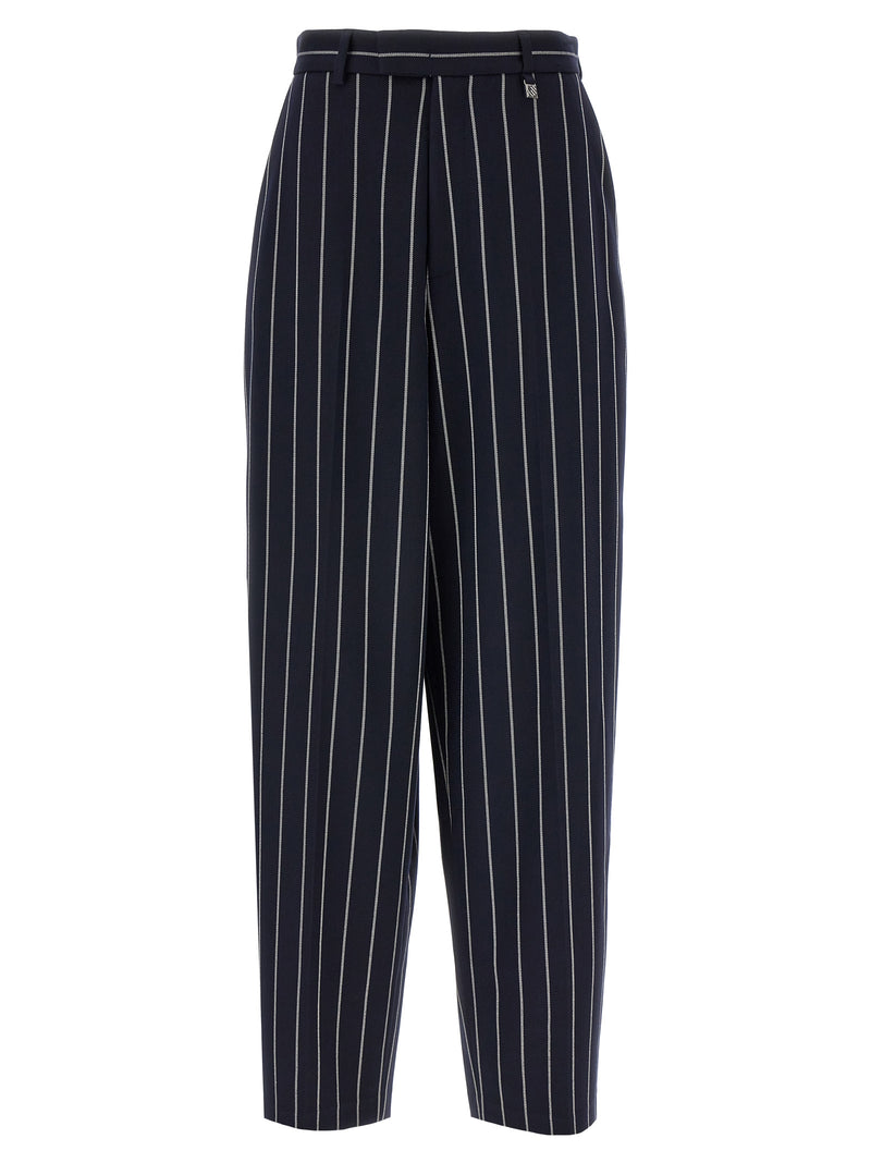 Giuseppe Di Morabito Blue Polyester Casual Pants