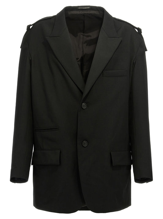 Yohji Yamamoto Black Wool Blazer