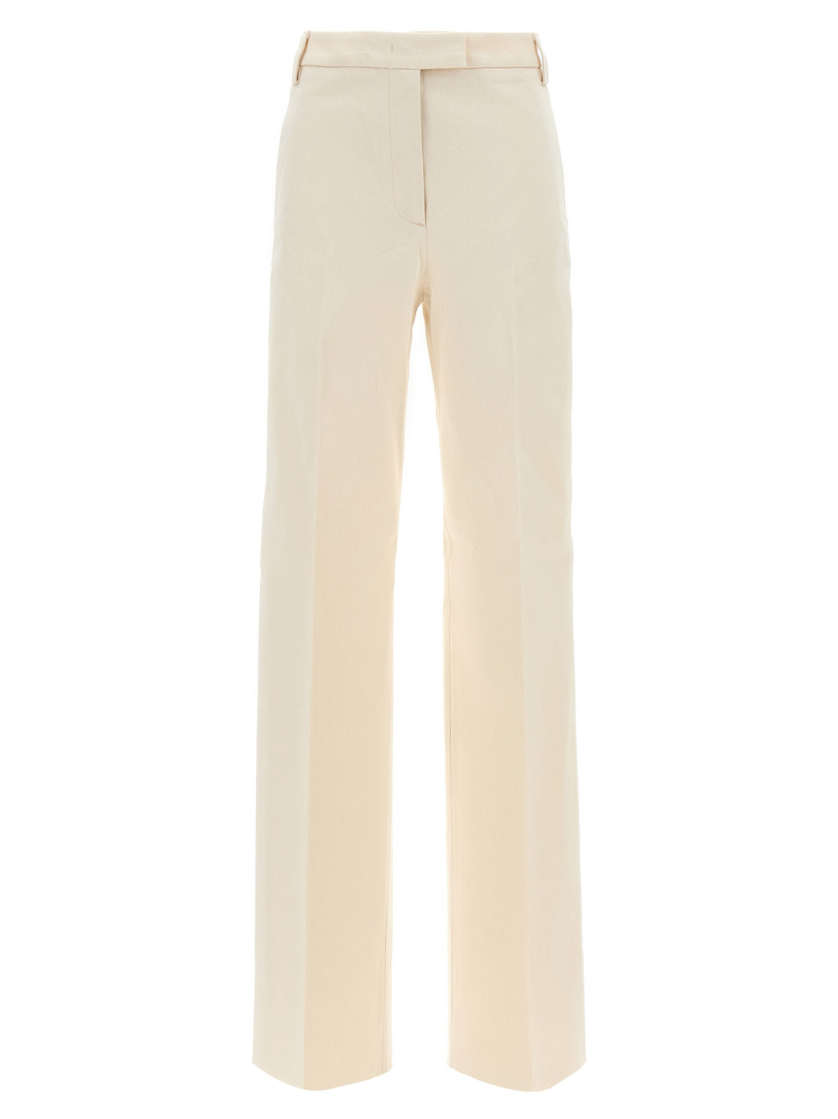 THELATEST Alek Beige Cotton Canvas Pants for Women