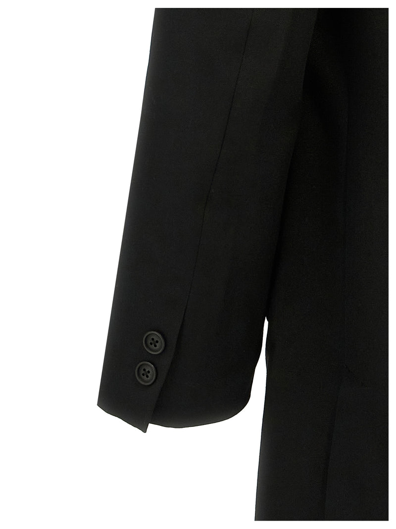 Yohji Yamamoto Black Wool Blazer for Men
