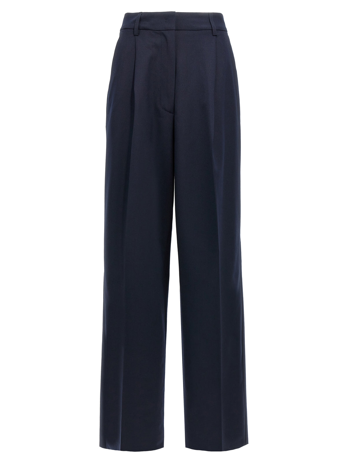THELATEST Axel Blue Polyester Casual Pants