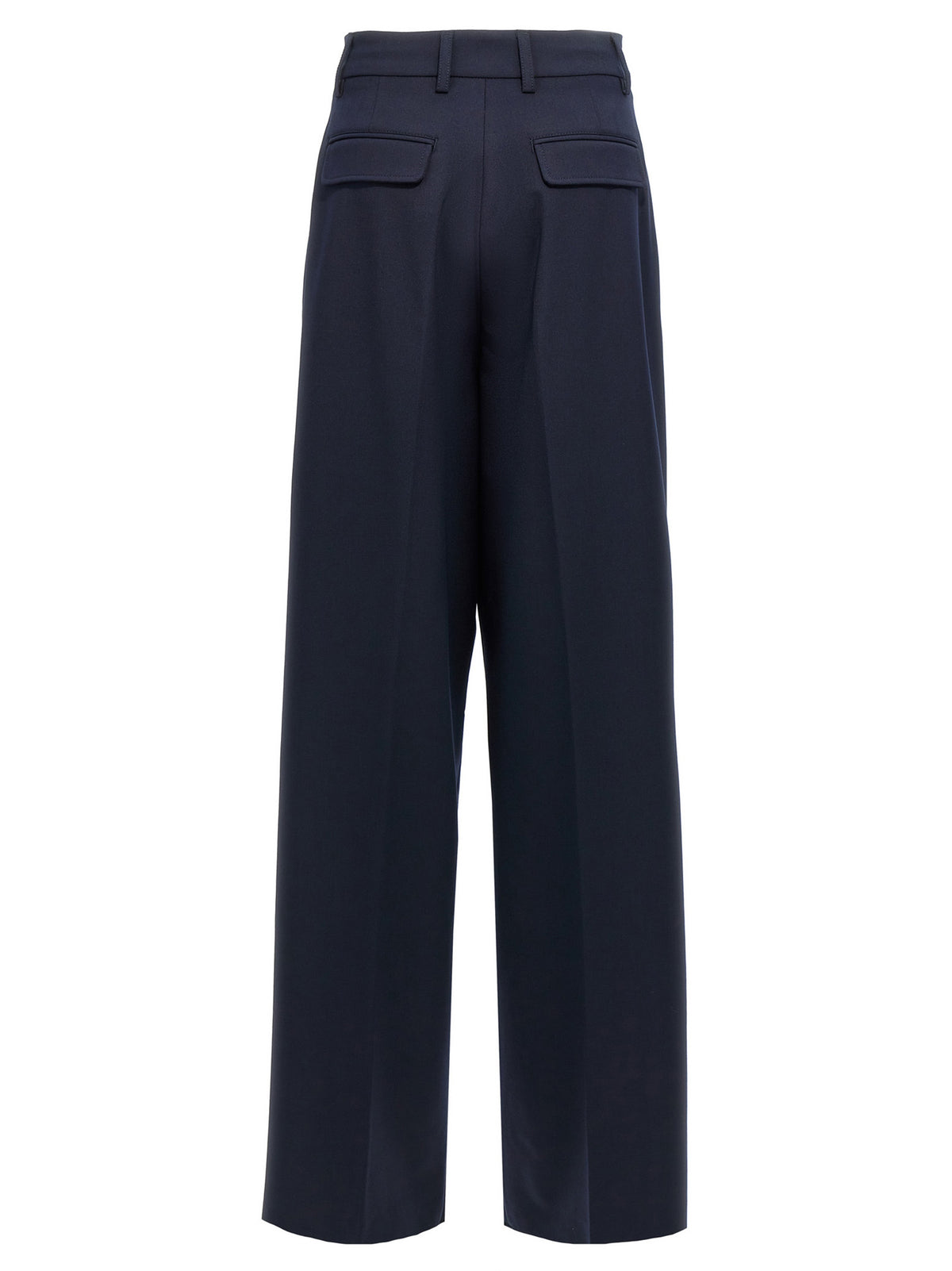 THELATEST Axel Blue Polyester Casual Pants