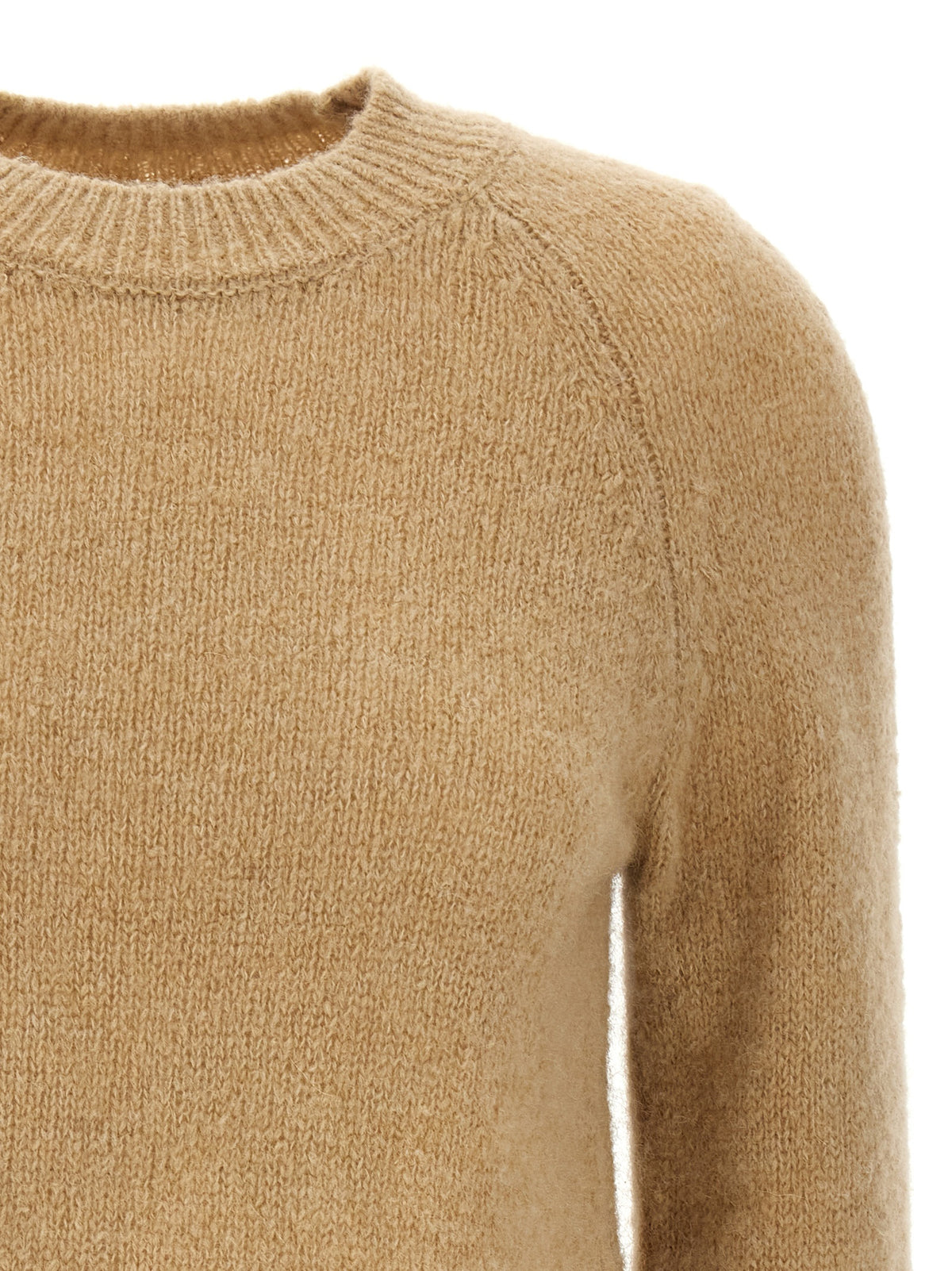 Dries Van Noten Beige Wool Cardigan - Texas Alpaca Blend Sweater