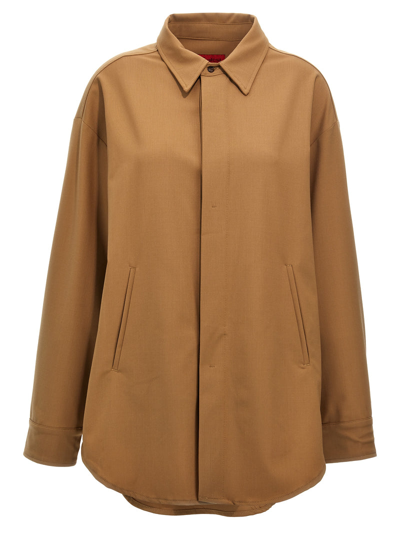 THELATEST Andrea Brown Polyester Blouse for Women