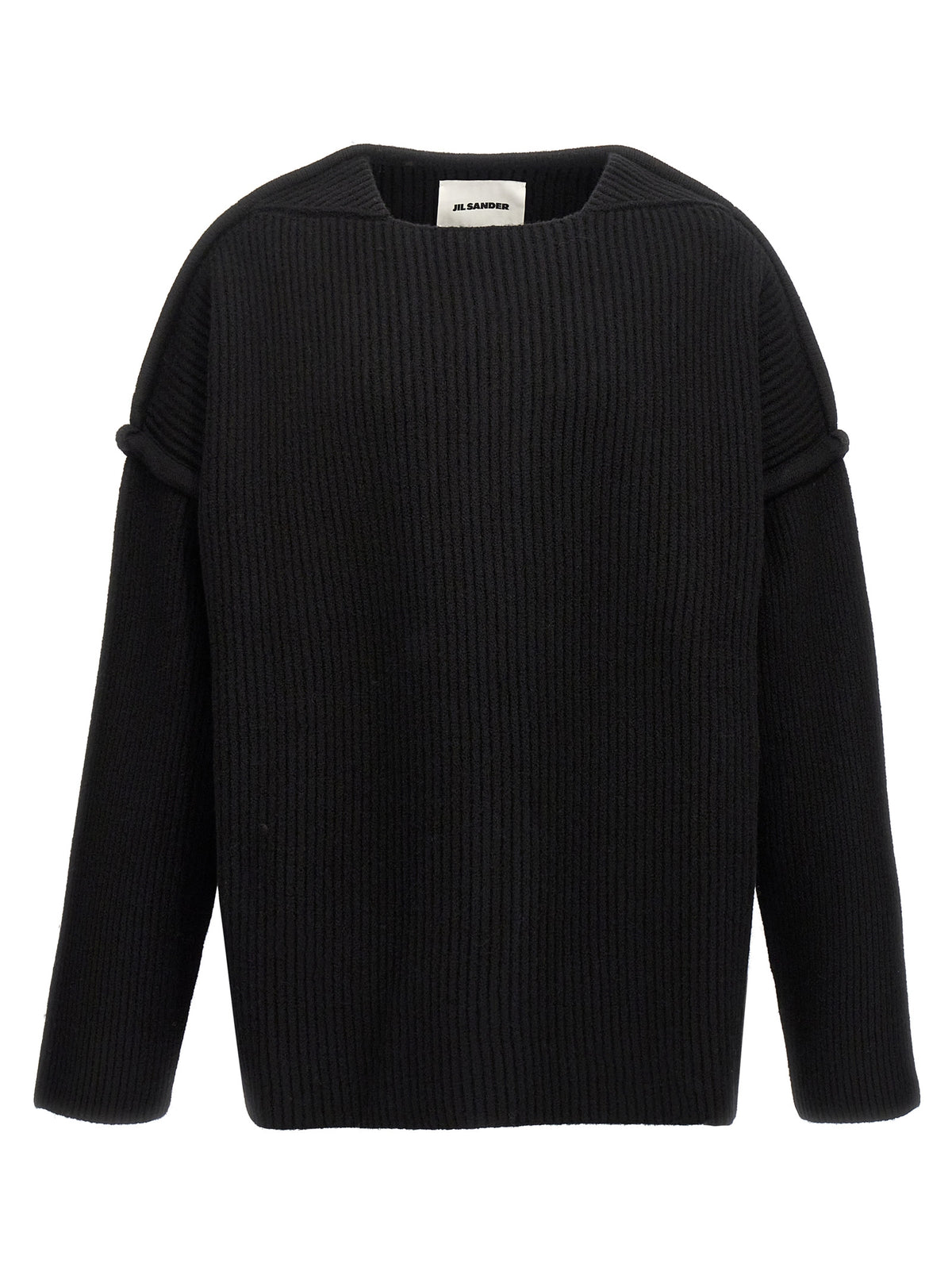 Jil Sander Black Wool Cardigan for Men