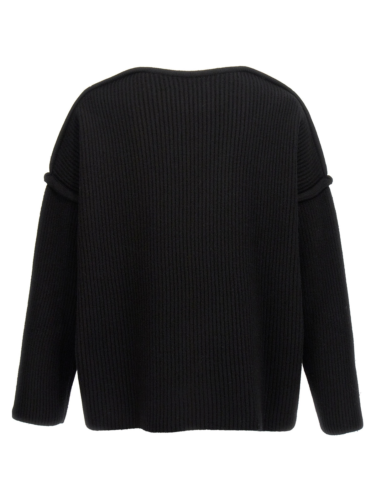 Jil Sander Black Wool Cardigan for Men