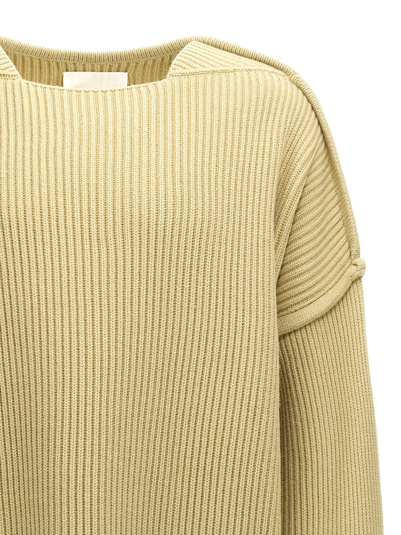 Jil Sander Bicolor Wool Cardigan for Men