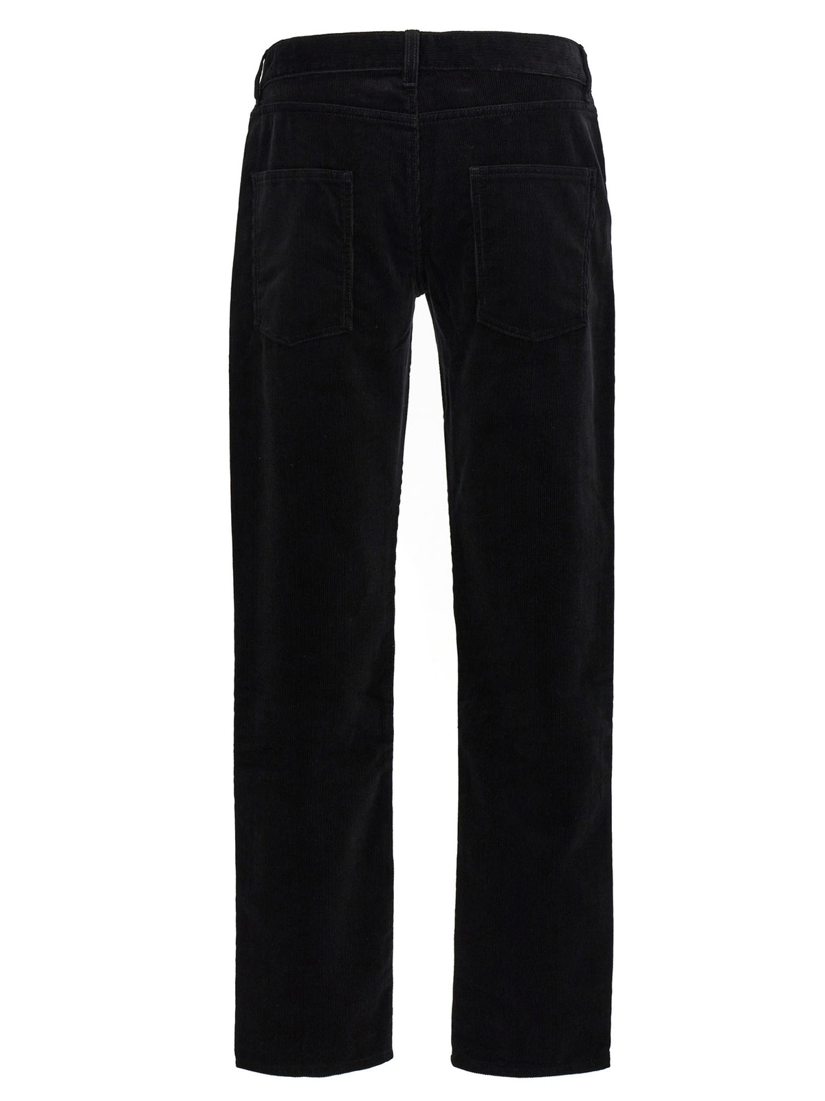 Saint Laurent Black Cotton Casual Pants for Men
