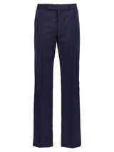 Givenchy Blue Wool Dress Pants - Timeless Elegance