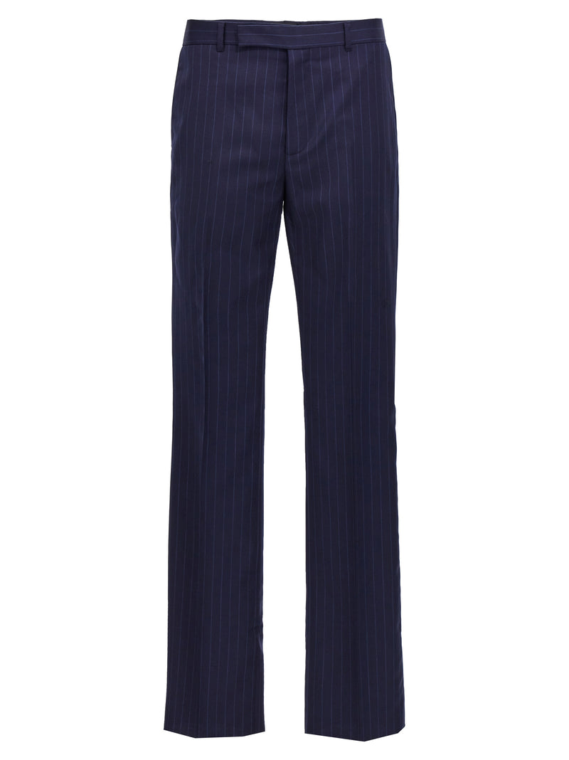 Givenchy Blue Wool Dress Pants - Timeless Elegance