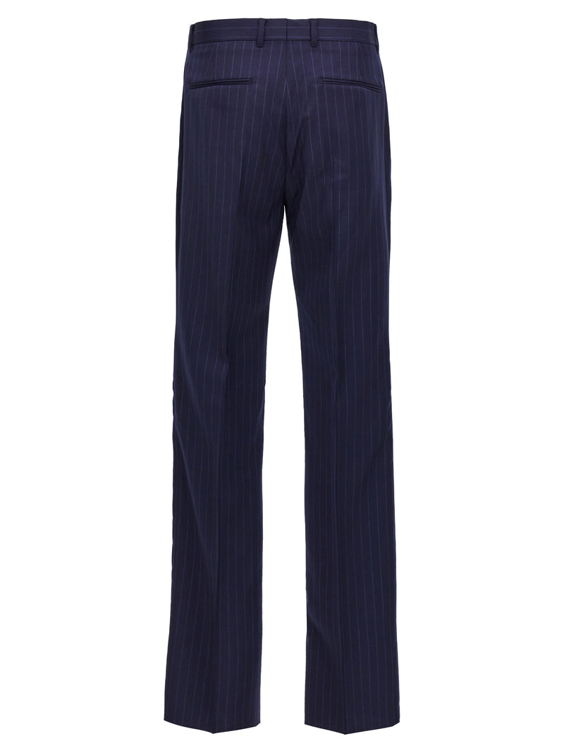 Givenchy Blue Wool Dress Pants - Timeless Elegance