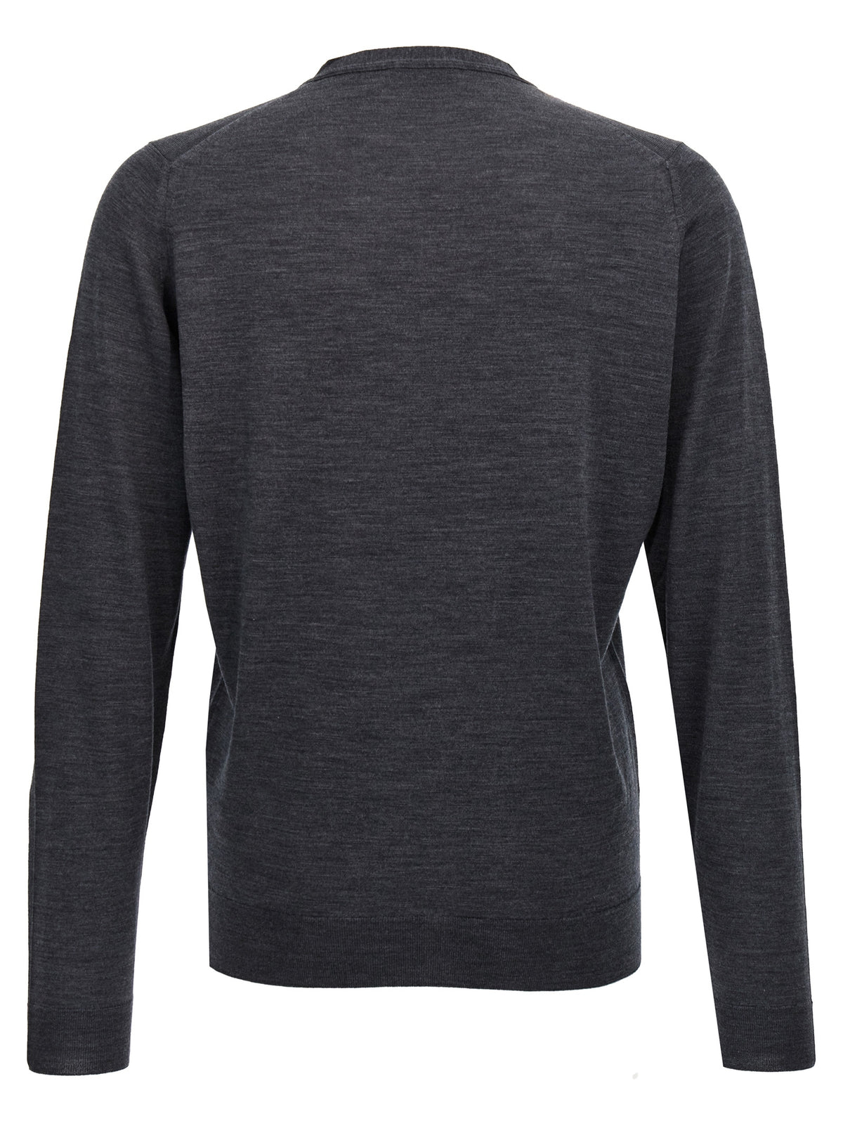 JOHN SMEDLEY Petworth Gray Wool Cardigan for Men