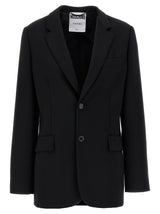Moschino Black Polyester Blazer for Women