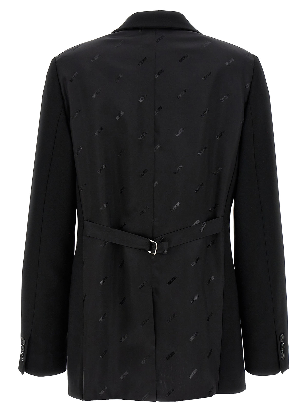 Moschino Black Polyester Blazer for Women