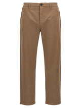 Department 5 Prince Brown Cotton Casual Pants for Men
