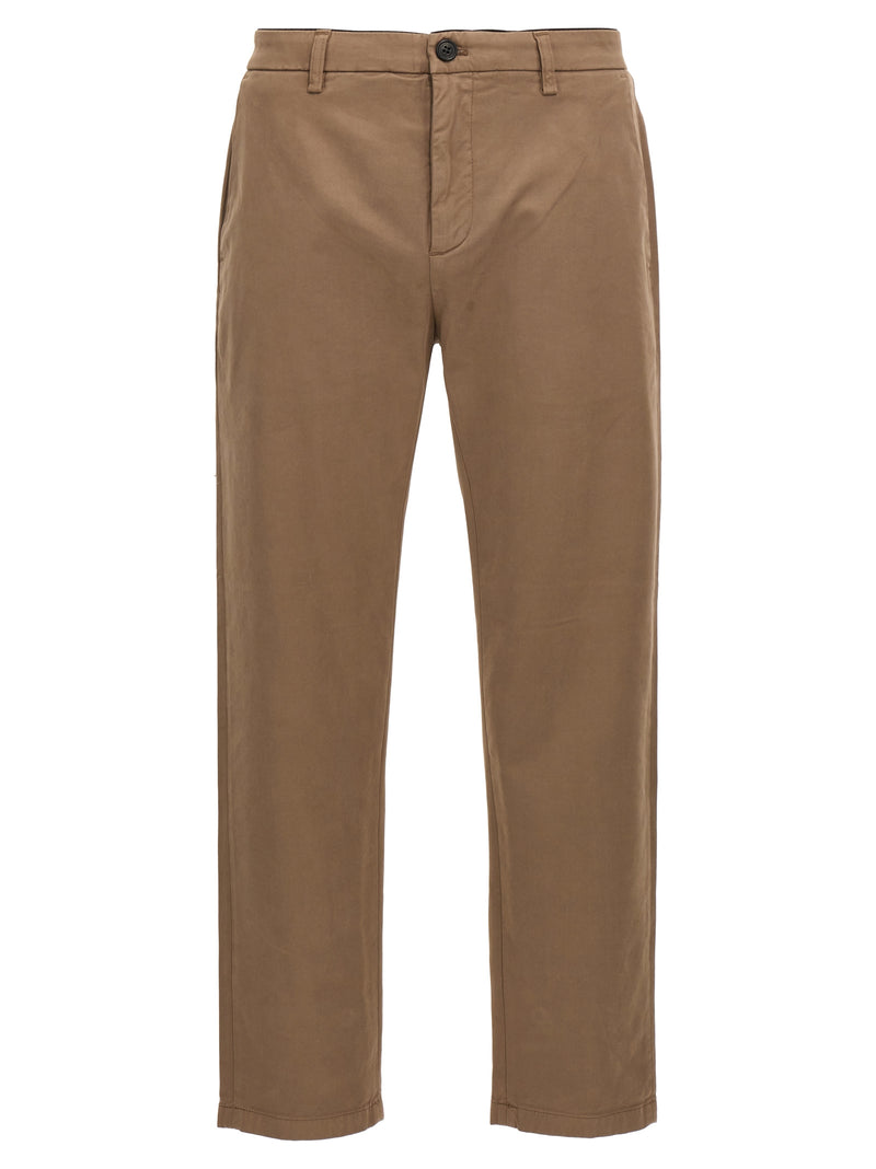 Department 5 Prince Brown Cotton Casual Pants for Men