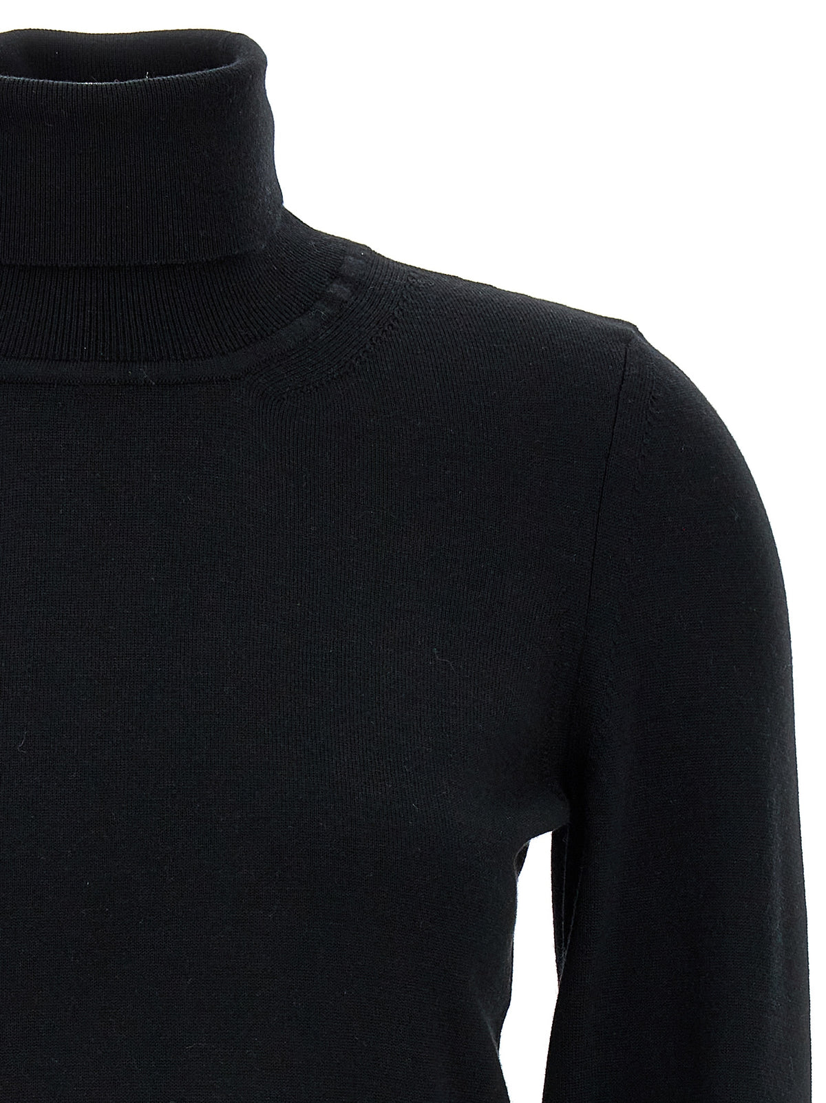 ANTONINO VALENTI Black Merino Wool Cardigan - Enriette