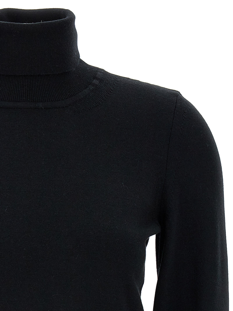 ANTONINO VALENTI Enriette Black Merino Wool Cardigan
