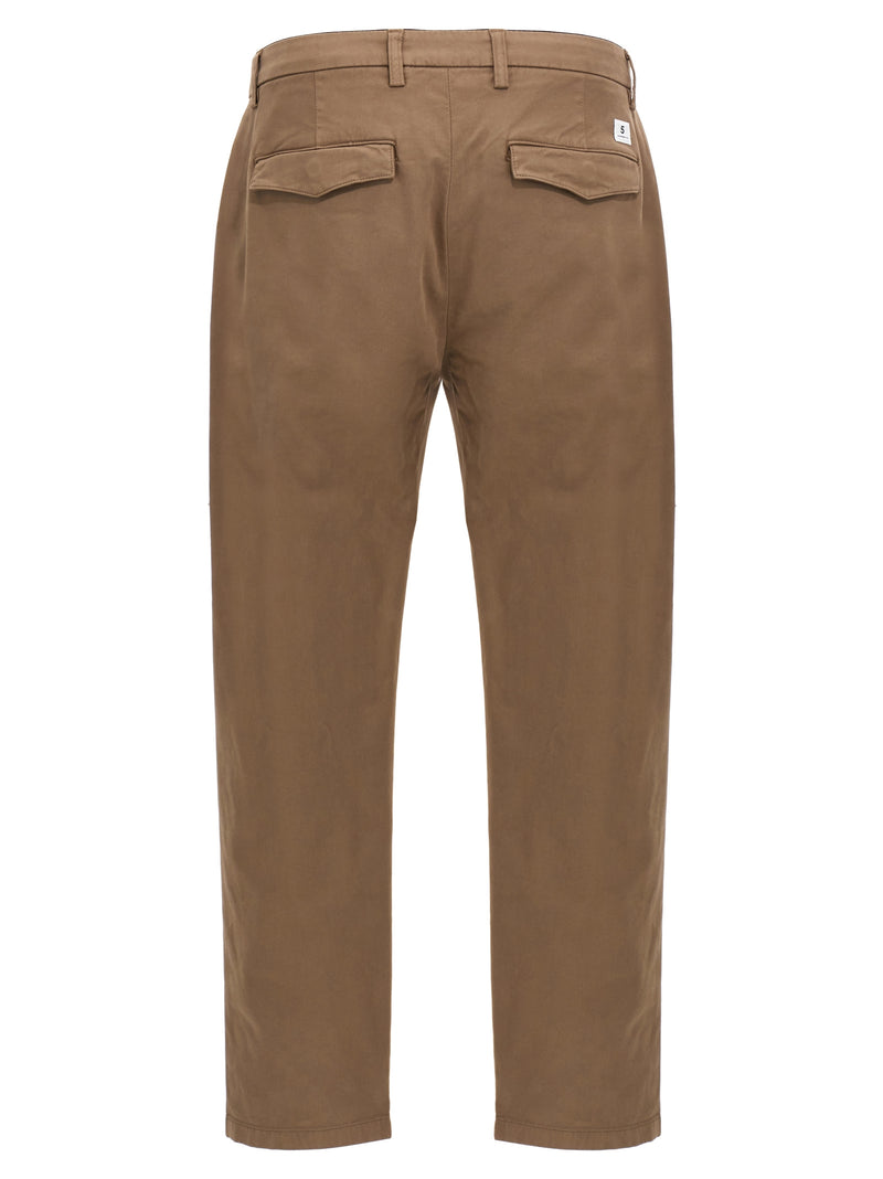 Department 5 Prince Brown Cotton Casual Pants for Men