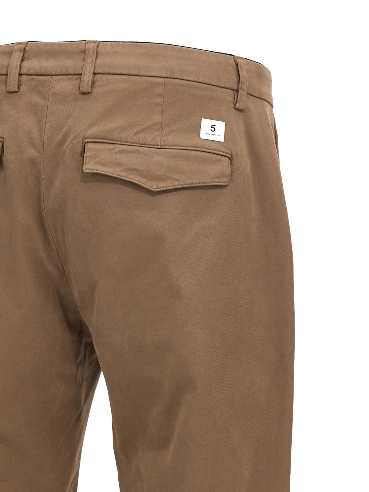 Department 5 Prince Brown Cotton Casual Pants for Men