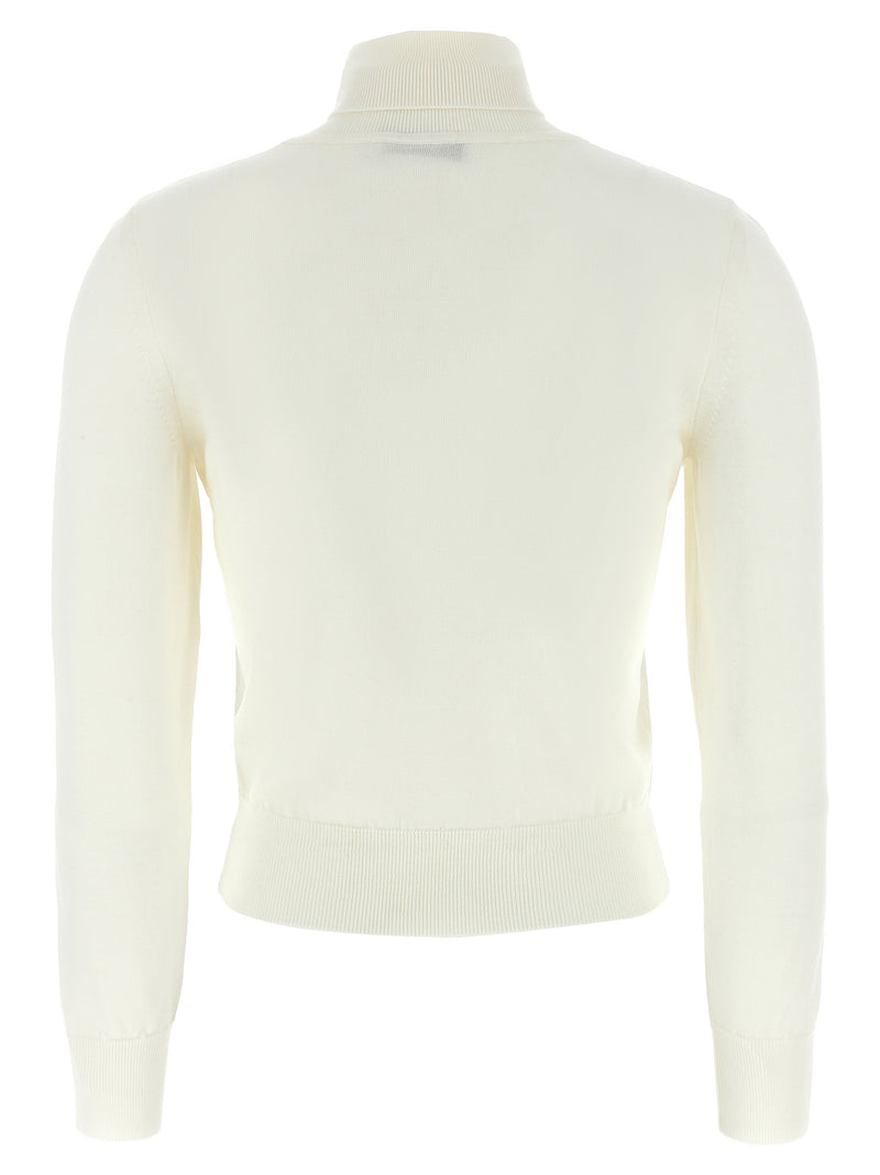 ANTONINO VALENTI White Merino Wool Cardigan - Enriette