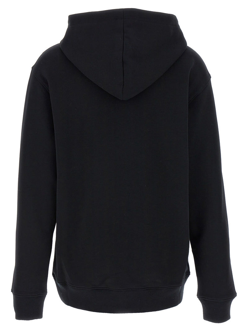 Moschino Black Cotton Hoodie - Smiley Design