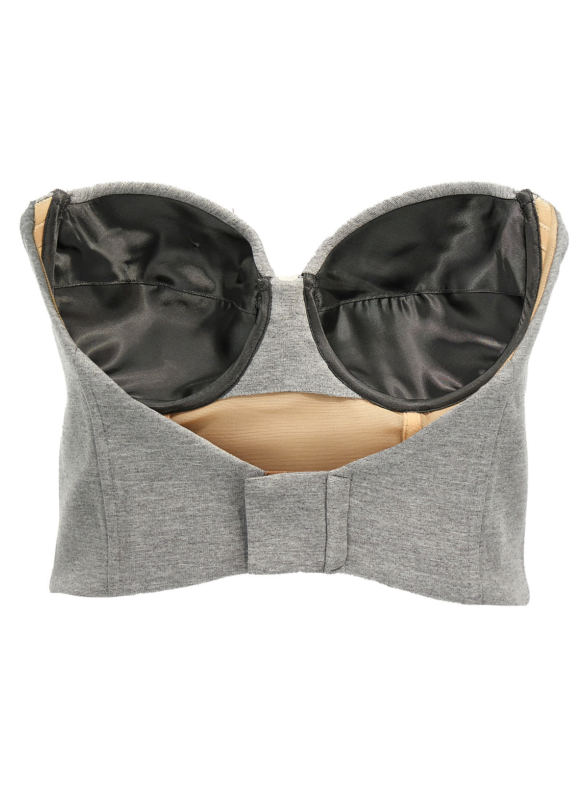 Giuseppe Di Morabito Gray Viscose Sleeveless T-Shirt
