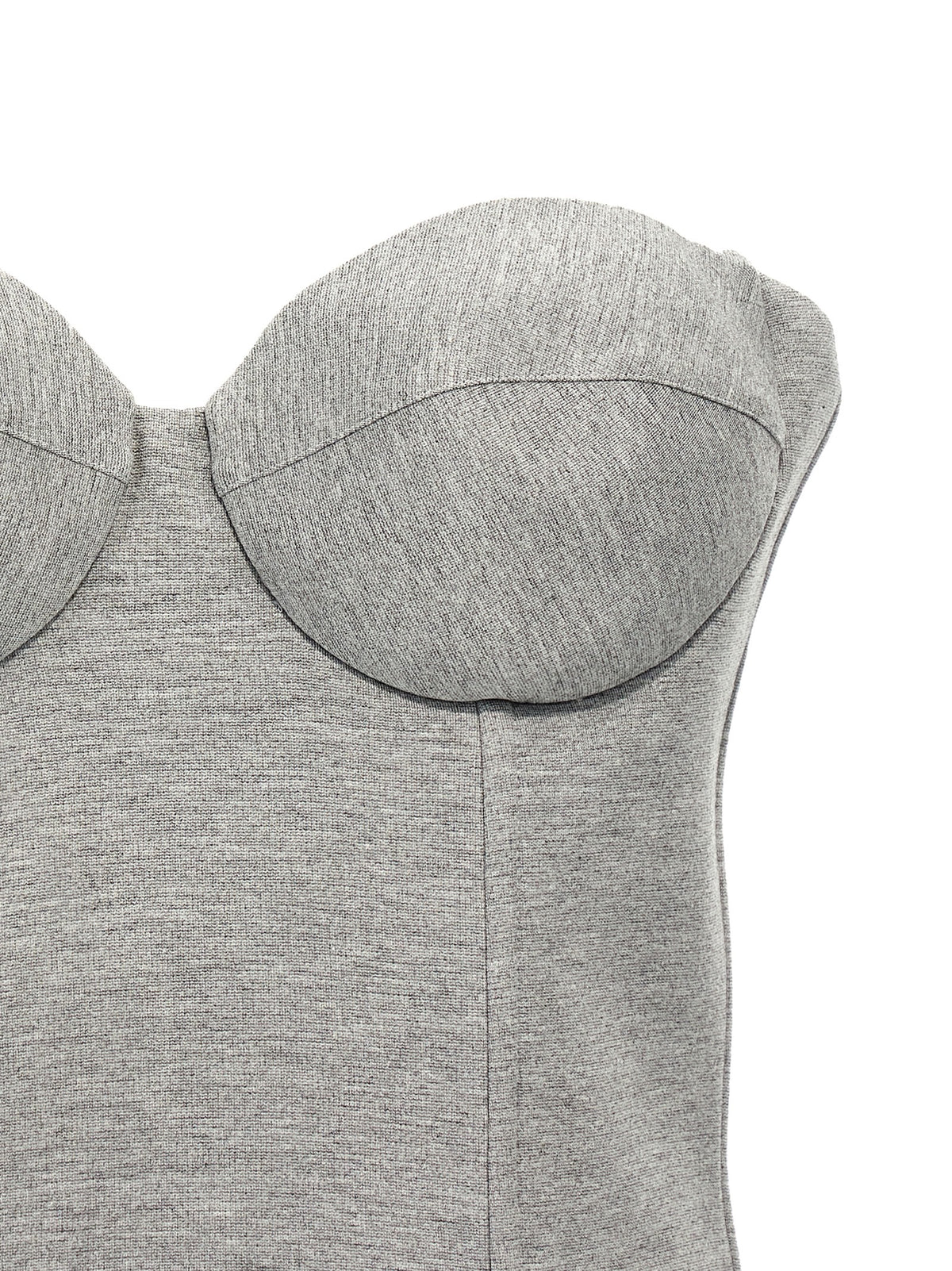 Giuseppe Di Morabito Gray Viscose Sleeveless T-Shirt