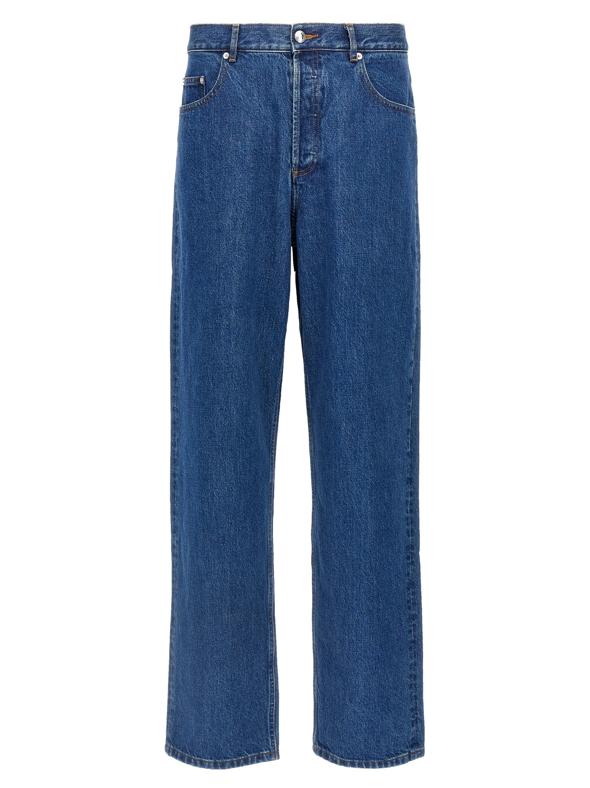 A.P.C. Fairfax Blue Cotton Straight-Leg Jeans