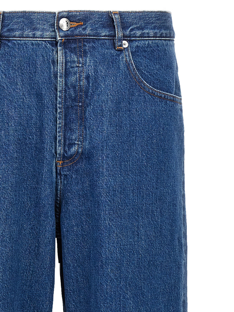 A.P.C. Fairfax Blue Cotton Straight-Leg Jeans