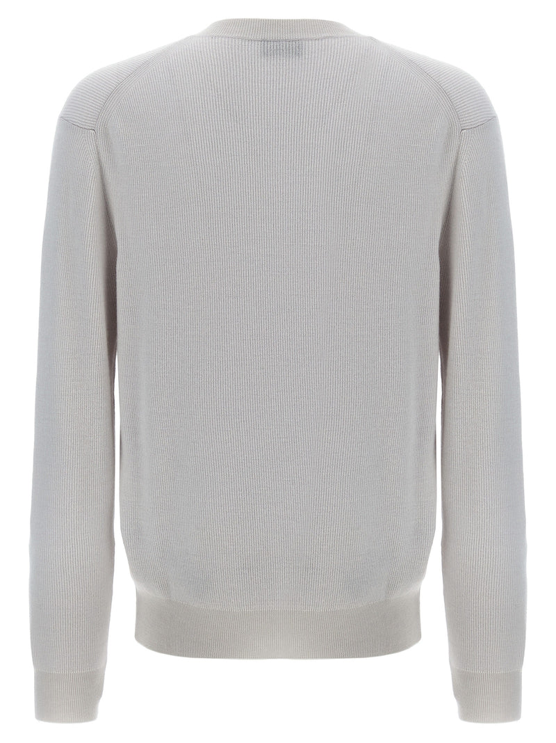 Brioni White Cashmere Cardigan