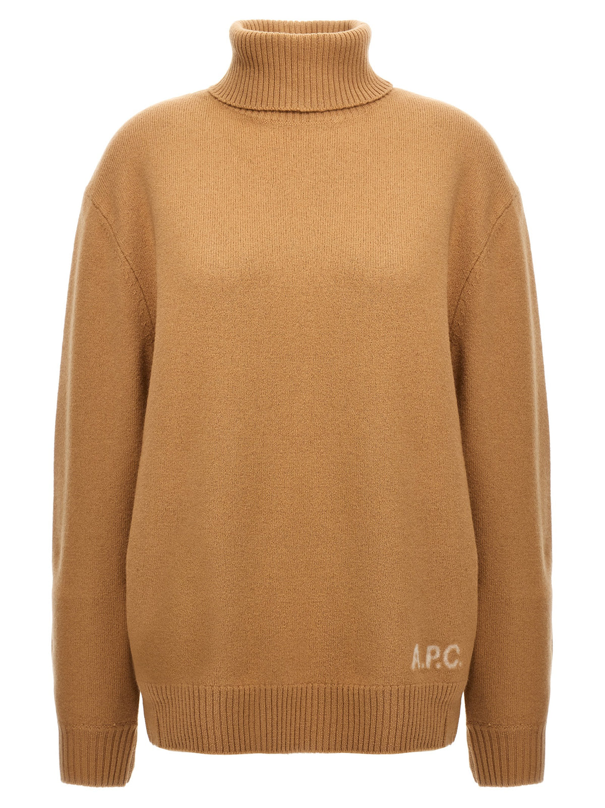 A.P.C. Walter Beige Virgin Wool Cardigan for Women