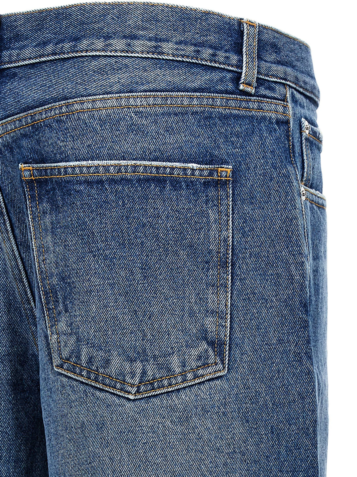 Armarium Luke Blue Cotton Denim Jeans for Women