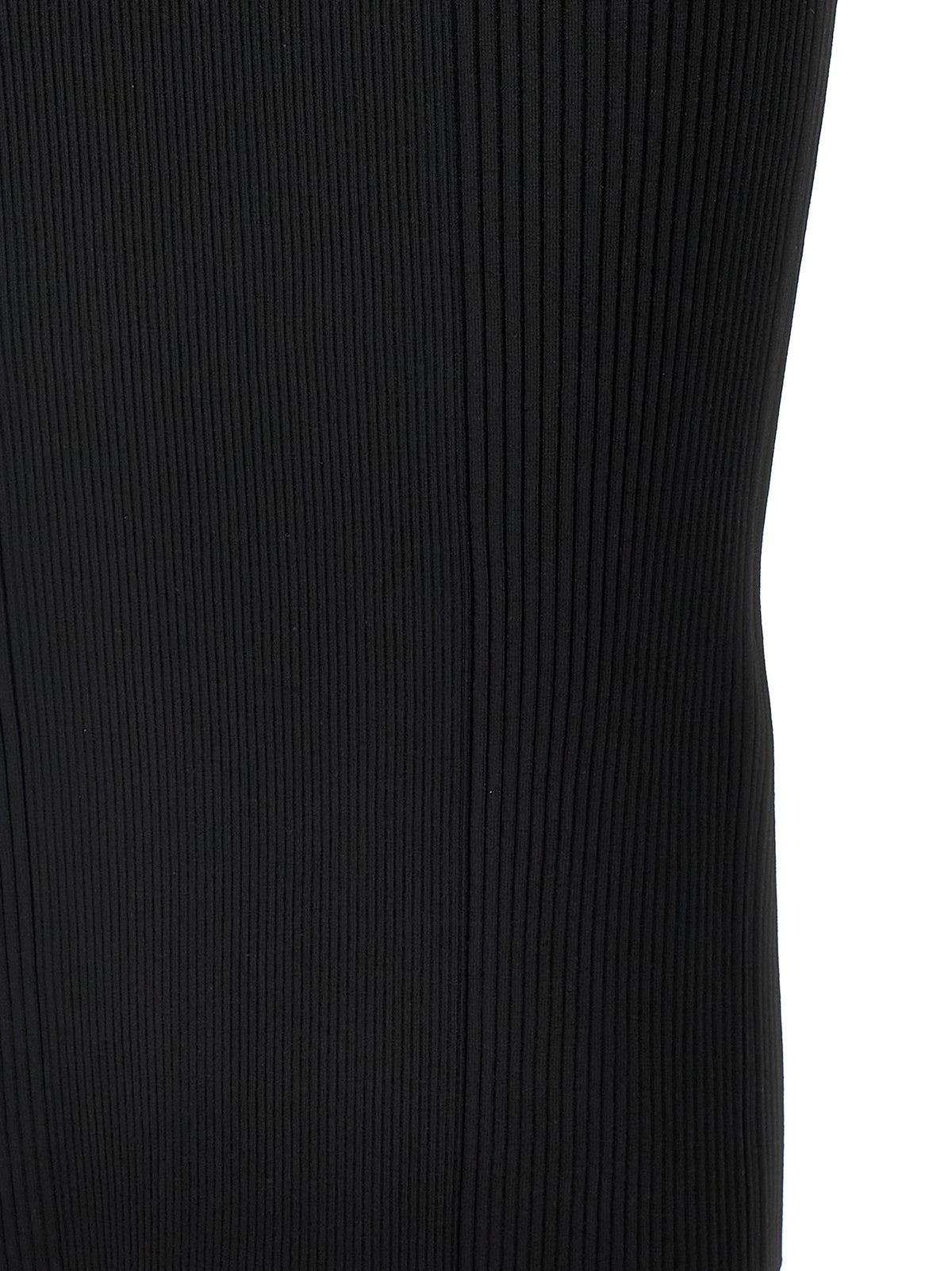 Alexander McQueen Black Viscose Midi Dress - Elegant & Chic