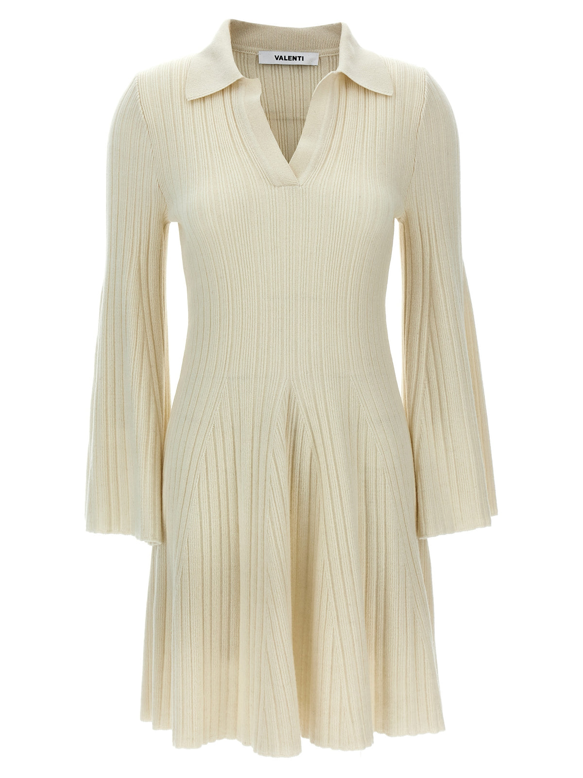 ANTONINO VALENTI Hester White Cashmere Mini Skirt