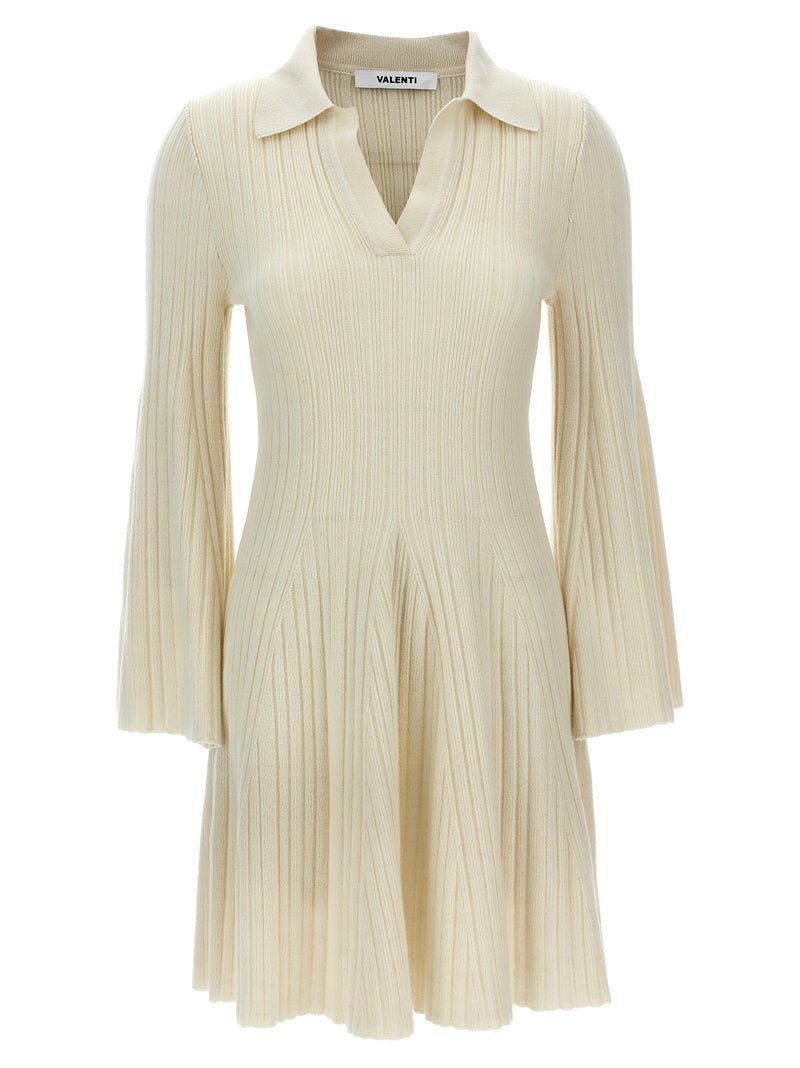 ANTONINO VALENTI Hester White Cashmere Mini Skirt