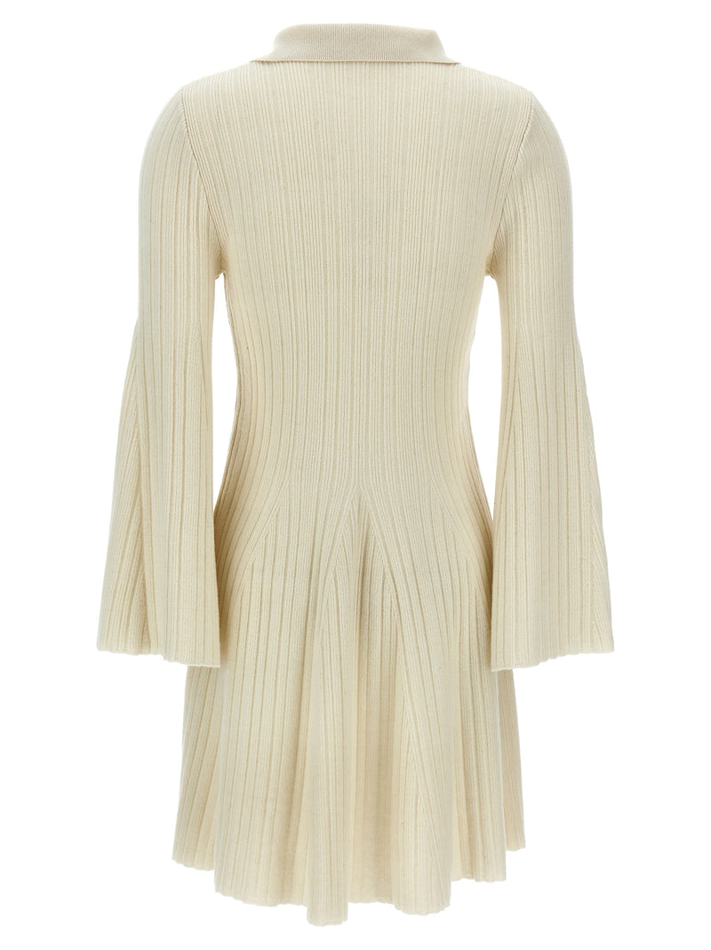 ANTONINO VALENTI Hester White Cashmere Mini Skirt