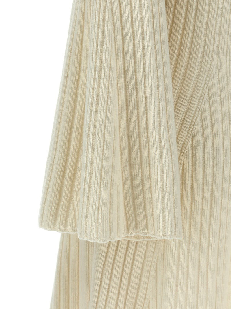 ANTONINO VALENTI Hester White Cashmere Mini Skirt