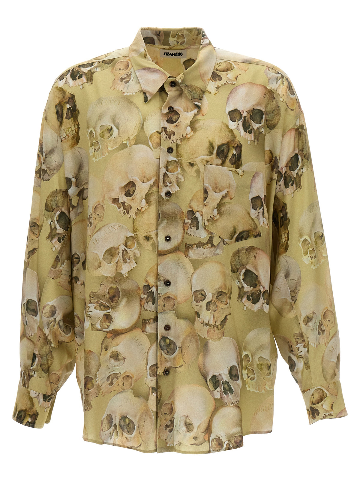 Chemisier bicolore en viscose Magliano