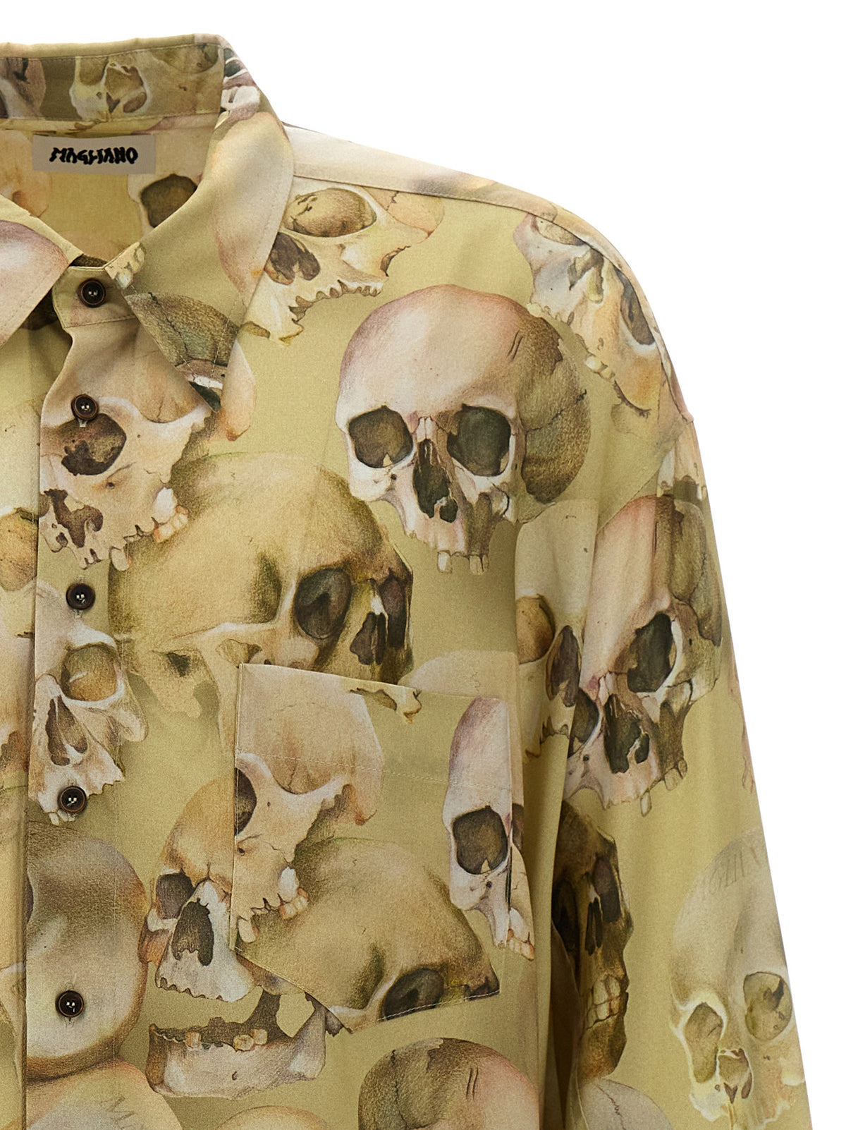 Chemisier bicolore en viscose Magliano
