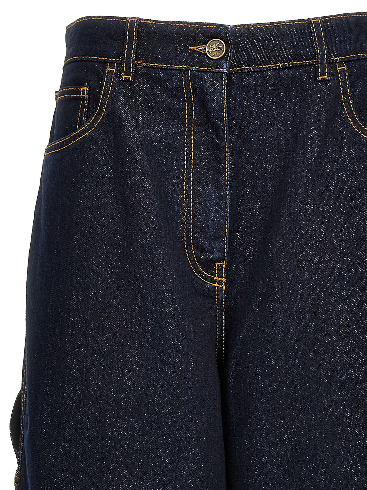 Etro Blue Cotton Jeans Denim - Sparkling Effect